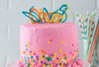 Whimsical Confetti Chocolate Chip Cake