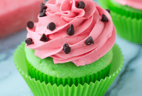 Watermelon Burst Cupcakes