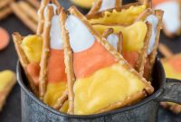 Sweet and Salty Candy Corn Twists