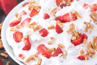 Strawberry Pretzel Cloud Dessert