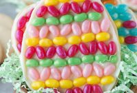 Vibrant Jelly Belly Easter Egg Cookies