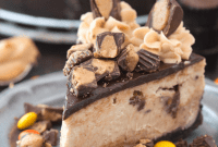 Decadent Reese’s Peanut Butter Cup Cheesecake
