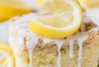Zesty Lemon Streusel Cake