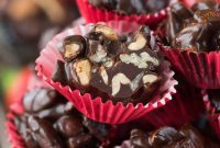Fiery Dark Chocolate Nut Bites