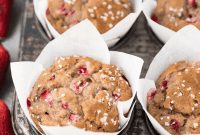 Sunrise Strawberry Banana Muffins