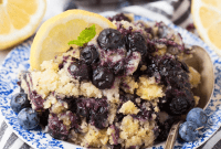 Zesty Lemon Blueberry Bake