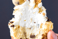 Bite-Sized Chocolate Chip Cookie Dough Cheesecakes