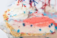 Independence Day Frozen Dessert Pie