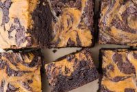 Pumpkin Cheesecake Swirl Brownies