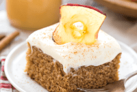 Warm Applesauce Spice Cake