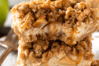 Decadent Caramel Apple Cheesecake Bars