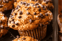 Spiced Pumpkin Chocolate Chip Muffins
