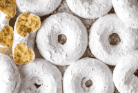 Sugar-Dusted Cloud Donuts