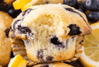 Sunshine Lemon Blueberry Muffins