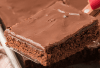 Decadent Sour Cream Texas Sheet Cake