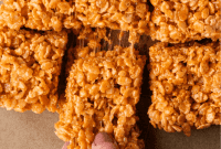 Pumpkin Spice Crispy Squares
