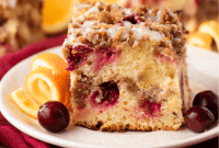 Zesty Cranberry Orange Crumb Cake