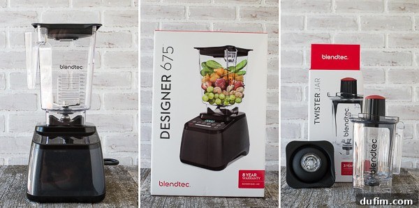 A collage showcasing the versatility of Blendtec blenders, featuring various ingredients being processed.
