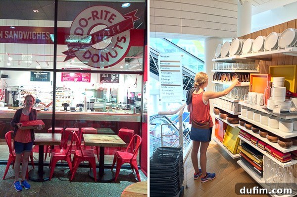 Beyond the Kitchen Walls: Summer 2015 4 Assortment of delicious gluten-free donuts, beautiful food styling props at Crate & Barrel