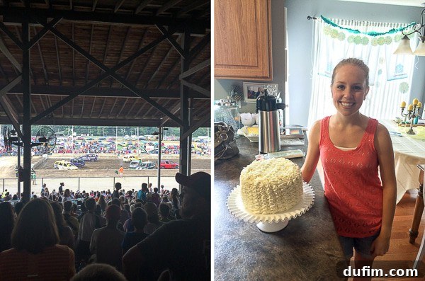 Beyond the Kitchen Walls: Summer 2015 7 Exciting moments from a live demolition derby, elegant wedding shower cake with frilly buttercream
