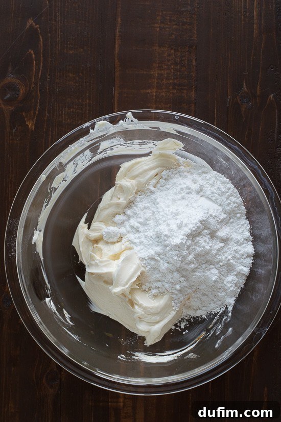 Step 4: Gradually add powdered sugar to prevent a mess