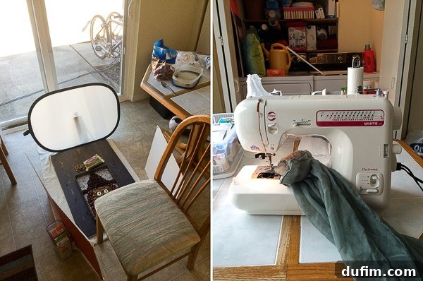 Culinary Escapades: September 2015 8 Creative food photography setup and a practical sewing project