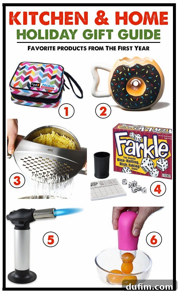 Kitchen and Home Holiday Gift Guide - Discover unique gifts for cooking enthusiasts and cozy home lovers this holiday season.