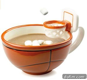 The Ultimate Holiday Gift Guide 11 Basketball Hoop Mug for fun hot chocolate and breakfast