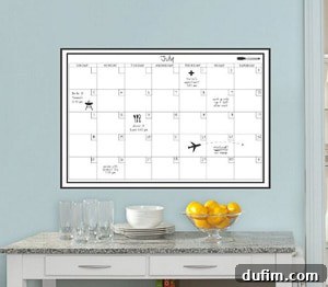 The Ultimate Holiday Gift Guide 12 Peel and Stick Dry Erase Monthly Calendar for family organization
