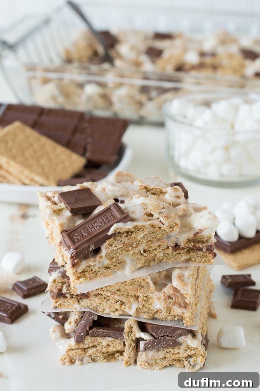 The Flavors That Defined 2015 5 Gooey S'mores Bars with toasted marshmallows, chocolate, and graham cracker