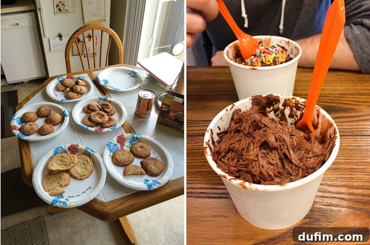 Perfecting Caramel Apple Snickerdoodles and Trying Snow Cream