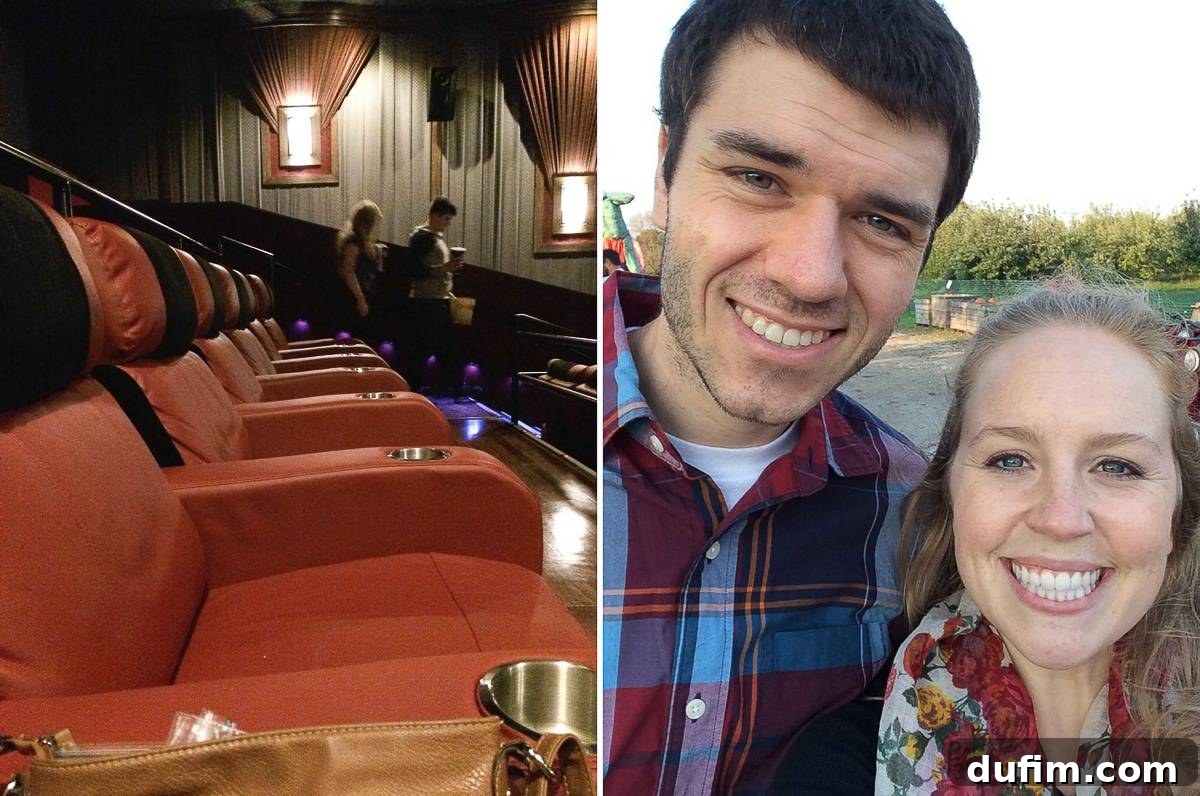 October 2016 Beyond the Kitchen 8 The luxurious interior of a movie theater featuring comfortable, spacious reclining chairs, an unexpected and pleasant surprise