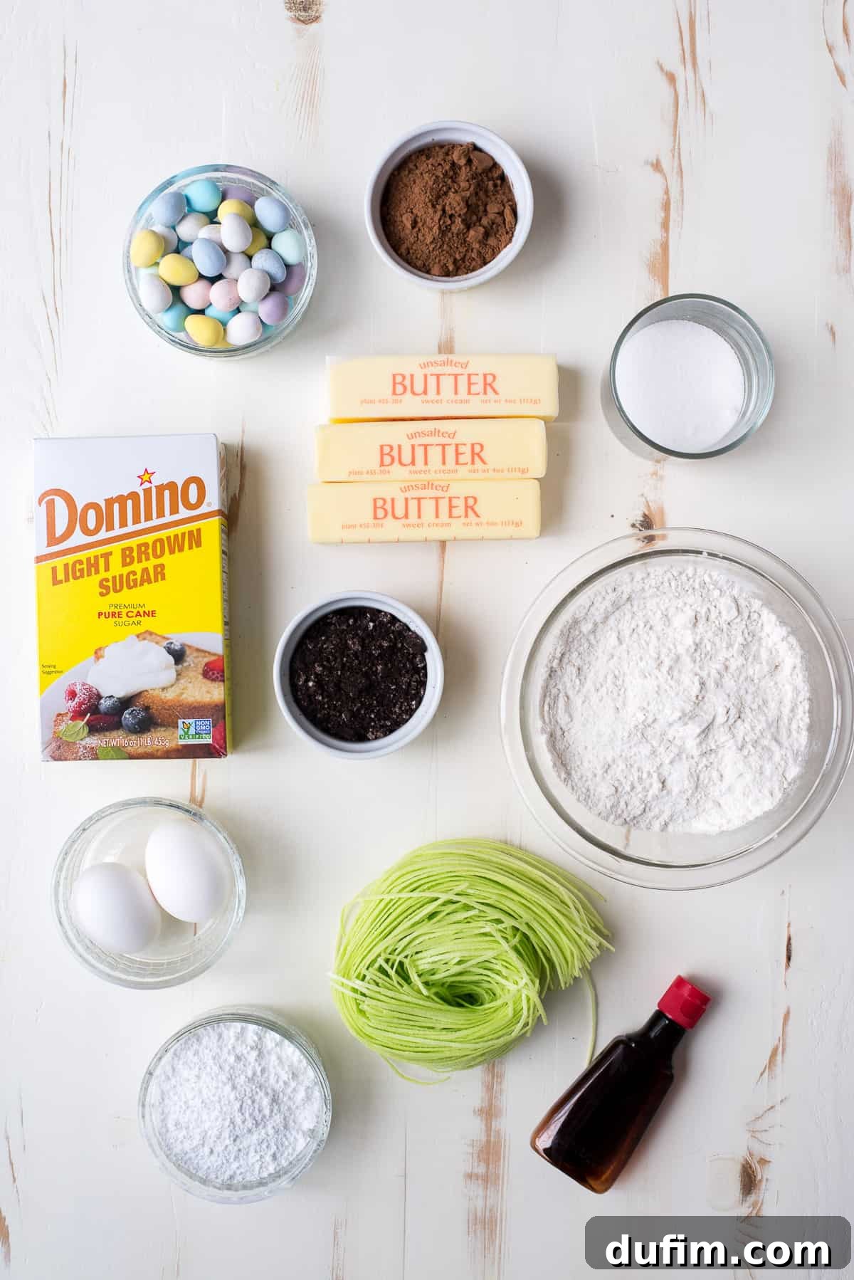 Egg Hunt Sugar Cookie Bars are a fun Easter dessert recipe to make with your kids!