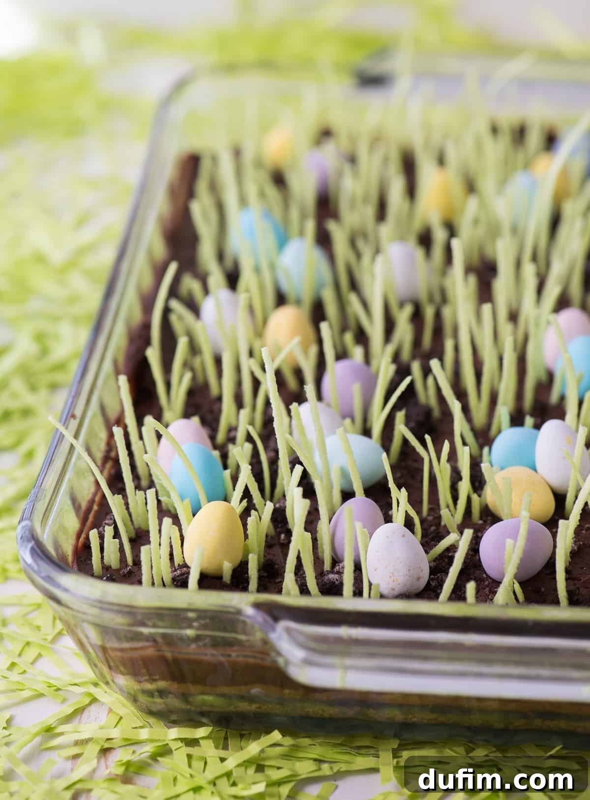 Egg Hunt Sugar Cookie Bars are a fun Easter dessert recipe to make with your kids!