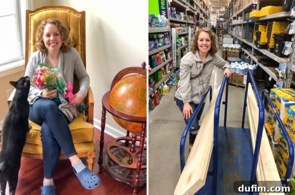 A vibrant bouquet of fresh flowers, a thoughtful surprise; a stack of lumber for a new DIY project