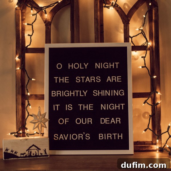 Christmas letterboard quote: 'May your days be merry and bright'