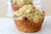 Irresistible Peanut Butter Banana Chocolate Chip Oatmeal Muffins