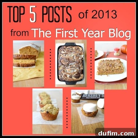 The First Year Blog 2013 Top Recipes Banner - A Culinary Year in Review
