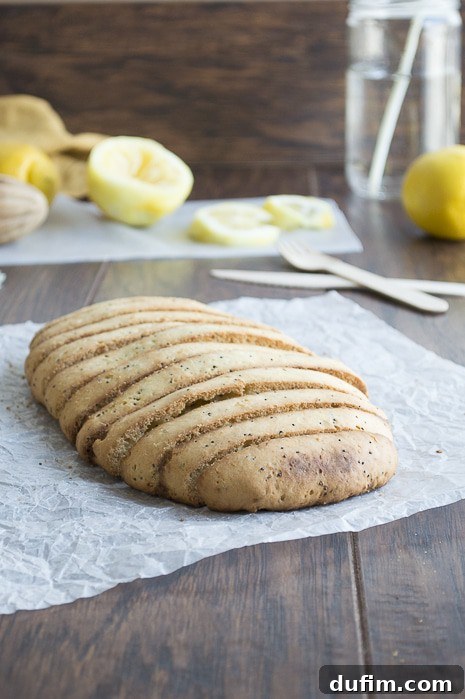 Crispy Lemon Poppy Seed Biscotti, perfect for dipping in coffee or tea.