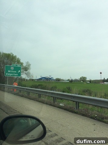 Passing by the world's largest Culver's restaurant in Wisconsin during a road trip