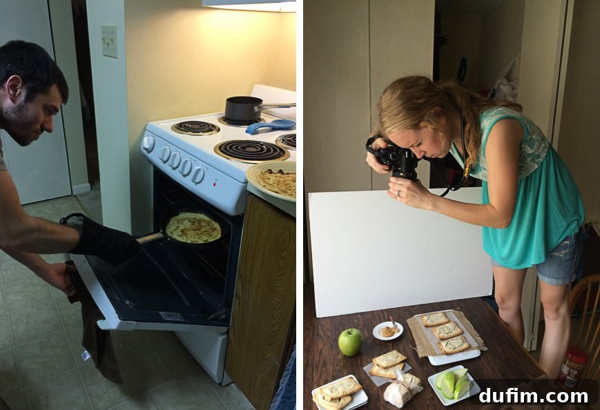 September 2014: Exploring Beyond the Kitchen 2 September Culinary Highlights: Banana Walnut Rum Crepes & Apple Pop-Tarts