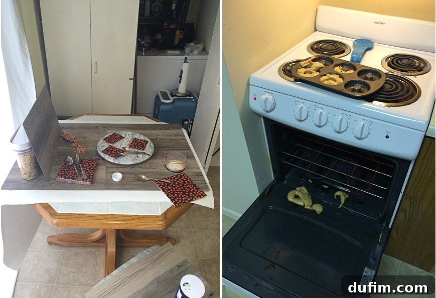 Behind the Scenes of Halloween Baking - Donut Disasters and Culinary Efforts