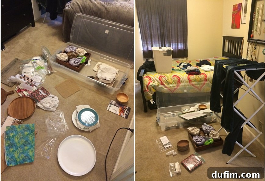 The Reality of a Blogger's Life - Messy Bedroom and Prop Storage