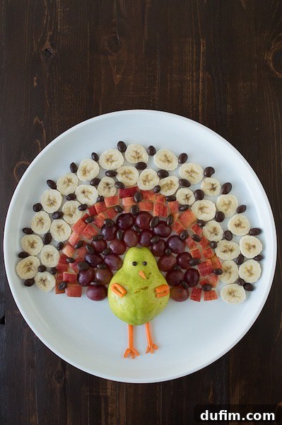 2014's Best Bites & December's Behind-the-Scenes 15 Festive Turkey Shaped Fruit Platter