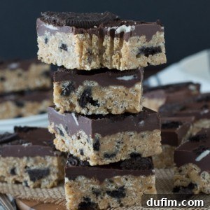 Featured image for Oreo Scotcheroos recipe.