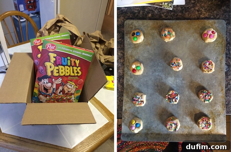 Out of the Kitchen - Fruity Pebbles Collaboration - Rainbow Cookies and Donuts