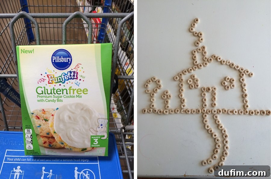 Out of the Kitchen - Gluten-Free Funfetti Mix and Nanny Kids Food Play