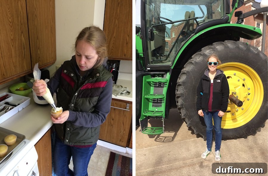 Out of the Kitchen - Piping Frosting Demonstration and Campus Tractor
