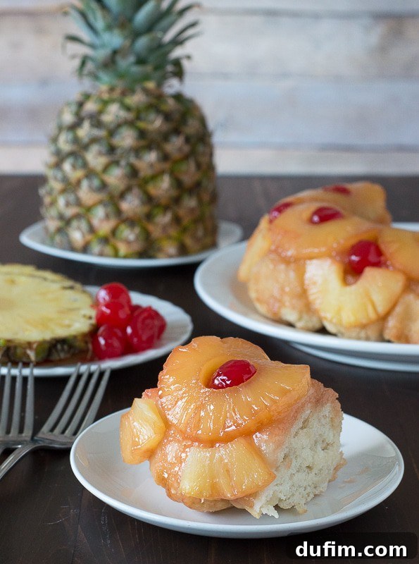 Pineapple Upside Down Monkey Bread - the classic flavors from pineapple upside down cake turned into monkey bread! 