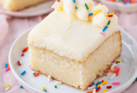 Classic White Sheet Cake